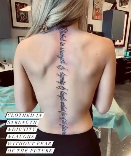 Image of Lizzy Musi's tattoo