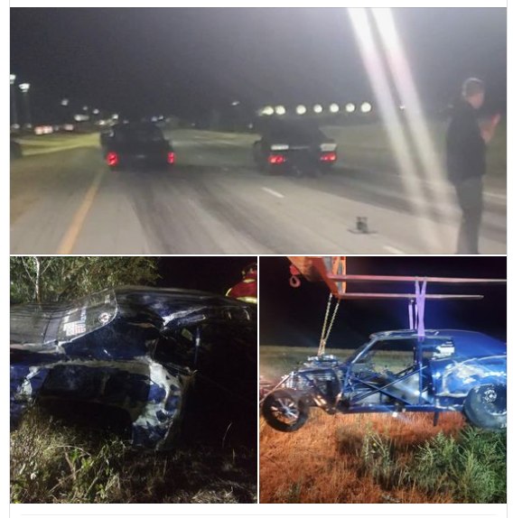 Image of James Love's car crash